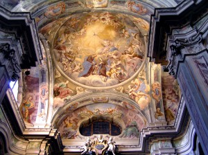 affreschi nella chiesa di santa caterina